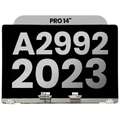 Complete LCD Display Assembly Compatible For MacBook Pro 14" (A2992 / Late 2023) (Used OEM Pull: Grade B) (Space Black)