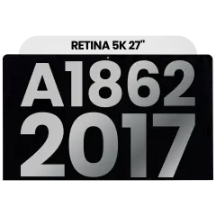 Complete LCD Display Assembly Compatible For iMac Pro 27" 5K (A1862 / Late 2017) (LM270QQ1 SDD1) (Used OEM Pull: Grade A)