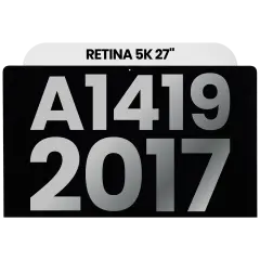 Complete LCD Display Assembly Compatible For iMac 27" Retina 5K (A1419 / Mid 2017) (LM270QQ1 SDC1) (Used OEM Pull: Grade A)