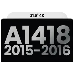 Complete LCD Display Assembly Compatible For iMac 21.5" 4K (A1418 / Late 2015 / Early 2016) (LM215UH1 SDA1) (Used OEM Pull: Grade A)
