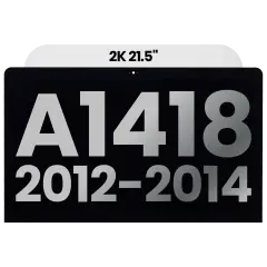 Complete LCD Display Assembly Compatible For iMac 21.5" 2K (A1418 / Late 2012 / Late 2013 / Mid 2014) (LM215WF3 SDD1 / D2 / D3) (Used OEM Pull: Grade A)