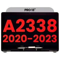 Complete LCD Display Assembly For MacBook Pro 13" A2338 (2020) / (Aftermarket Plus) (Space Gray)