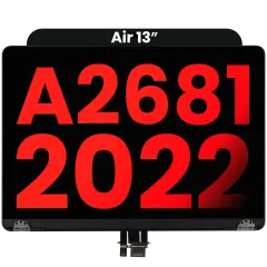 Complete LCD Display Assembly Compatible For MacBook Air 13" (A2681 / Mid 2022) (Aftermarket Plus) (Midnight)