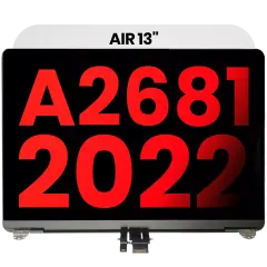 Complete LCD Display Assembly Compatible For MacBook Air 13" (A2681 / Mid 2022) (Aftermarket Plus) (Starlight)