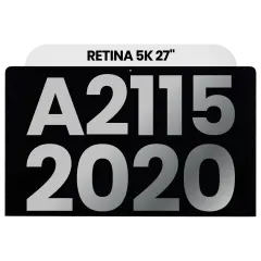 Complete LCD Display Assembly Compatible For iMac 27" Retina 5K (A2115 / Mid 2020) (LM270QQ1 SDF1) (Used OEM Pull: Grade A)