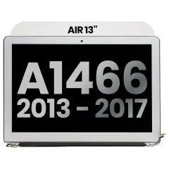 Complete LCD Display Assembly Compatible For MacBook Air 13" (A1466 / Mid 2013 / Early 2014 / Early 2015 / Mid 2017) (Used OEM Pull: Grade B)