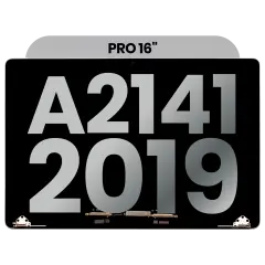 Complete LCD Display Assembly Compatible For MacBook Pro 16" (A2141 / Mid 2019) (Used OEM Pull: Grade A) (Space Gray)