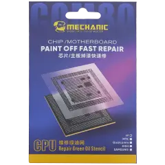 CPU Repair Green Oil Stencil (A8 - A18 Pro) For iPhone 6-16 Series (COM80) (Mechanic)