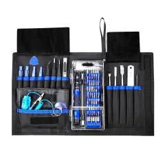 80-in-1 Electronics Repair Tool Kit With Carrying Pouch