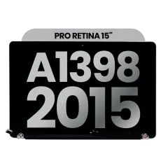 Complete LCD Display Assembly Compatible For MacBook Pro Retina 15" (A1398 / Mid 2015) (Used OEM Pull: Grade B)