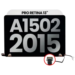 Complete LCD Display Assembly Compatible For MacBook Pro Retina 13" (A1502 / Early 2015) (Used OEM Pull: Grade B)