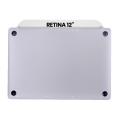 Bottom Case  Compatible For MacBook Retina 12" (A1534 / Early 2015) (Silver)