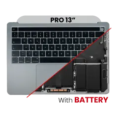 Top Case Assembly With Battery And Keyboard For MacBook Pro 13" A2251 (2020) (UK Keyboard) (Space Gray)