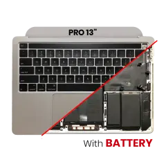 Top Case Assembly With Battery And Keyboard For MacBook Pro 13" A2251 (2020) (US Keyboard) (Space Gray)
