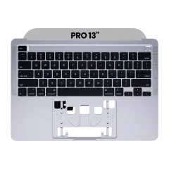 Top Case With Keyboard Compatible MacBook Pro 13" (A2289 / Early 2020) (US Keyboard) (Used OEM Pull: Grade New) (Space Gray)