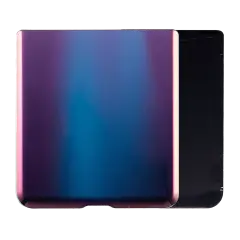 Bottom Back Cover Compatible For Samsung Galaxy Z Flip 4G (F700) (Service Pack) ( Mirror Purple)