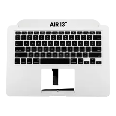 Top Case With Keyboard Compatible For MacBook Air 13" (A1466 / Mid 2013 / Early 2014 / Early 2015 / Mid 2017) (US English) (Used OEM Pull: Grade New)
