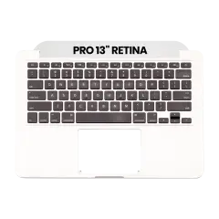 Top Case With Keyboard Compatible For MacBook Pro 13" Retina (A1502 / Early 2015) (US English) (Used OEM Pull: Grade New)