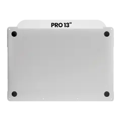 Bottom Case Compatible For MacBook Pro 13" W/ Touch Bar (A1706 / Late 2016 / Mid 2017) (A1989 / Late 2018 / Early 2019) (Silver)