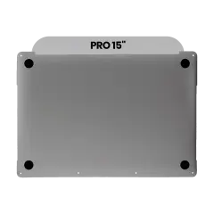 Bottom Case Compatible For MacBook Pro 15" W/ Touch Bar (A1707 / Late 2016 / Mid 2017) (A1990 / Late 2018 / Early 2019) (Space Gray)