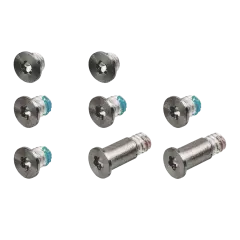 Bottom Case Screws (Pentalobe P5) Compatible For MacBook Retina 12" (A1534) (Silver)