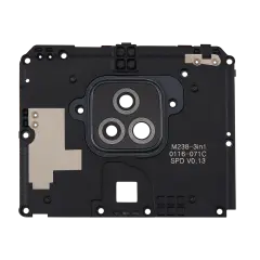 Back Camera Lens With Bracket For Motorola Moto G Play (XT2093 / 2021) (Genuine OEM) (Flash Gray)