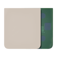 Bottom Back Cover Glass Compatible For Samsung Galaxy Z Flip 5 (Service Pack) (Cream)