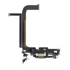 Charging Port Flex Cable For iPhone 13 Pro Max (Premium) (Gold)