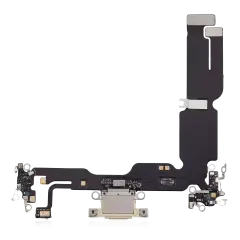 Charging Port Flex Cable Compatible For iPhone 15 Plus (Aftermarket Plus) (Yellow)