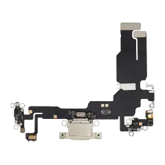 Charging Port Flex Cable Compatible For iPhone 15 (Aftermarket Plus) (Yellow)