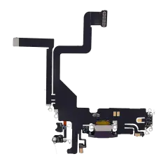Charging Port Flex Cable Compatible For iPhone 14 Pro (Aftermarket Plus) (Deep Purple)