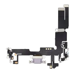 Charging Port Flex Cable Compatible For iPhone 14 Plus (Aftermarket Plus) (Purple)