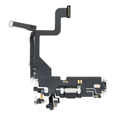 Charging Port Flex Cable Compatible For iPhone 13 Pro (Premium) (Graphite)