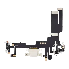 Charging Port Flex Cable Compatible For iPhone 14 (Aftermarket Plus) (Starlight)