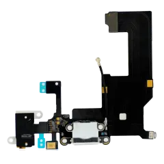Charging Port Flex Cable Compatible For iPhone 5 (Silver)