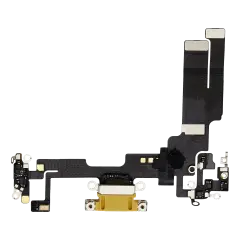 Charging Port Flex Cable Compatible For iPhone 14 (Premium) (Yellow)