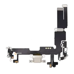 Charging Port Flex Cable Compatible For iPhone 14 Plus (Aftermarket Plus) (Starlight)