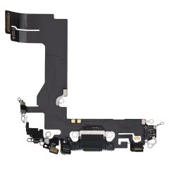 Charging Port Flex Cable For iPhone 13 Mini (Used OEM Pull) (Green)