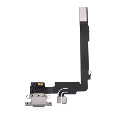 Charging Port Flex Cable Compatible For iPhone 16 Pro Max (Premium) (White Titanium)