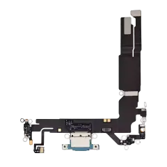 Charging Port Flex Cable Compatible For iPhone 16 (Premium) (Teal)