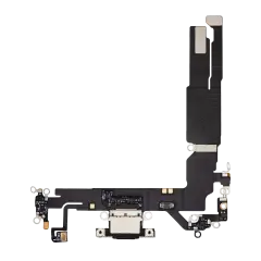 Charging Port Flex Cable Compatible For iPhone 16 (Premium) (Black)