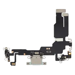 Charging Port Flex Cable Compatible For iPhone 15 (Aftermarket Plus) (Green)