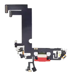 Charging Port Flex Cable Compatible For iPhone 12 Mini (Used OEM Pull) (Red)