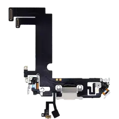 Charging Port Flex Cable Compatible For iPhone 12 Mini (Used OEM Pull) (White)