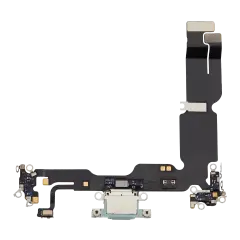 Charging Port Flex Cable Compatible For iPhone 15 Plus (Premium) (Green)