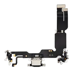 Charging Port Flex Cable Compatible For iPhone 15 Plus (Premium) (Black)