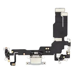 Charging Port Flex Cable Compatible For iPhone 15 (Premium) (Blue)