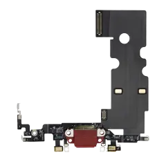 Charging Port Flex Cable Compatible For iPhone SE (2022) (Premium) (Red)