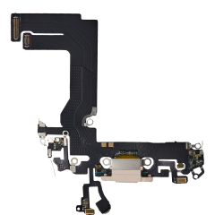 Charging Port Flex Cable For iPhone 13 Mini (Aftermarket Plus) (Pink)