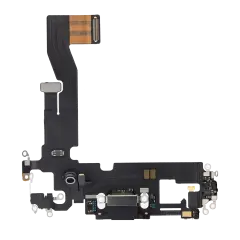 Charging Port Flex Cable Compatible For iPhone 12 / 12 Pro (Used OEM Pull) (Graphite)
